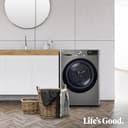 LG RH90V9PV2N Secadora de Ropa, 9Kg, Bomba de Calor Dual Invert, Carga Frontal, Clasificación C, Sensor de Secado, Serie 900, Inox Antihuellas - 14