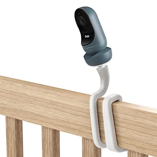 SkingHong Baby-Kamera Halterung passend-für Owlet Cam 2 / Cam Smart - Baby Monitor Halter, Flexibel Monitorhalter für Kinderzimmer Babybett Umrandungen