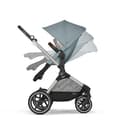 CYBEX Gold Kinderwagen EOS Lux 2-in-1, Reisesystem, Ab Geburt bis 22 kg (ca. 4 Jahre), Stormy Blue - 4