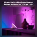 Philips Hue White & Color Ambiance Bloom Tischleuchte (500 lm), dimmbare Tischleuchte für das Hue Lichtsystem mit 16 Mio. Farben, smarte Lichtsteuerung über Sprache oder App, weiß - 4