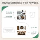 Casa Paw Orthopaedic Waterproof Dog Bed for Extra Large Dogs, Memory Foam, XL Dog Bed with Sides, Egg Crate Foam and Non-Slip Backing, Jumbo Dog Couch Beds with - 4