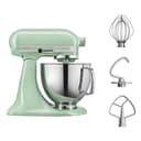 KitchenAid Batidora amasadora - Artisan - Robot de Cocina con Cabezal Inclinable - Amasadora con 3 Accesorios - Batidora de repostería con Bol de Acero Inoxidable - 4,8 L - Pistacho - 4