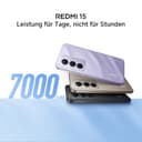 XIAOMI Redmi 15, Smartphone 6+128GB, Handy mit Android, 6,9" FHD+ 144Hz DotDisplay, Snapdragon 685, 50MP KI-Dualkamera, 7000mAh Akku, Midnight Black - 5