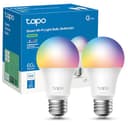 Tapo L530E – Bombilla LED inteligente Wi-Fi, multicolor, regulable, casquillo E27, 8.3W, 806 lúmenes, compatible con Alexa y Google Home, paquete de 2 (paquete de 1) - 1