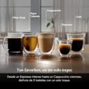 De'Longhi Magnifica Evo Cafetera Superatomática para Café y Cappuccino, ECAM292.33.SB, 4 Recetas, Plata - 4