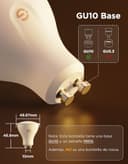 Govee Bombilla Inteligente GU10, Bombilla LED GU10 WiFi RGBWW Compatible con Matter, Alexa y Google Home, Lampara LED 400LM 16 Millones de Colores Regulable Sincronización de Música, Paquete de 4 - 9