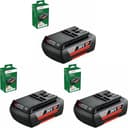 Bosch Batería de Repuesto GBA 36V 2.0Ah (Paquete de 3) - 1