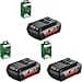 Bosch Batería de Repuesto GBA 36V 2.0Ah (Paquete de 3) - 1