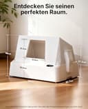 PETKIT Purobot Crystal Duo Selbstreinigende Katzentoilette mit Kamera, AI-Gesundheitsüberwachung, Geruchskontrolle, Offenes Design für große Katzen, Geeignet für Kristallkatzenstreu - 8