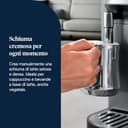 De'Longhi Magnifica ECAM292.33.SB, Macchina da caffè Automatica, Chicchi macinati al momento, 4 Bevande One Touch, Montalatte classico, Spegnimento Programmabile, Argento - 6