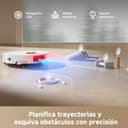 DREAME D20 Pro Plus Robot Aspirador y Fregado 2 en 1, 13.000 Pa, Cepillo Doble para Pelo de Mascotas, Limpieza de Esquinas, Vaciado, Navegación LDS, Esquiva con Láser, Suelos Duros/Alfombras, 5200 mAh - 7