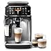 Philips 5400 Series Bean to Cup Coffee Machine – 12 Coffee Varieties, LatteGo Milk Frother, Fastest-to-Clean, Ceramic Grinder, Fully Automatic Espresso & Cappuccino maker – Black, Silver (EP5446/70) - 1