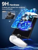 ivoler 2 Piezas Protector de Pantalla Compatible con PlayStation Portal Remote Player, Cristal Vidrio Templado Premium, Dureza 9H, Antihuellas, HD Transparente, Sin Burbujas - 3