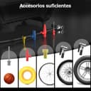 Oasser Inflador Ruedas Coche DC 12V y AC 220V Compresor Aire portatil con Pantalla LCD Luz LED Cable de 3M 150PSI para Coches, Motos y Bicicletas - 6