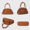 Borsa lusso ispirata cloud Costruzione in PU premium Accessorio da donna moderno Borse a tracolla alla per donna Borsa a tracolla a conchiglia piegata - 7