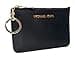 Michael Kors Jet Set Saffiano Leather Zip Top Travel Coin Bag with ID Holder - 2020 Style - Multiple Colours, black - 2