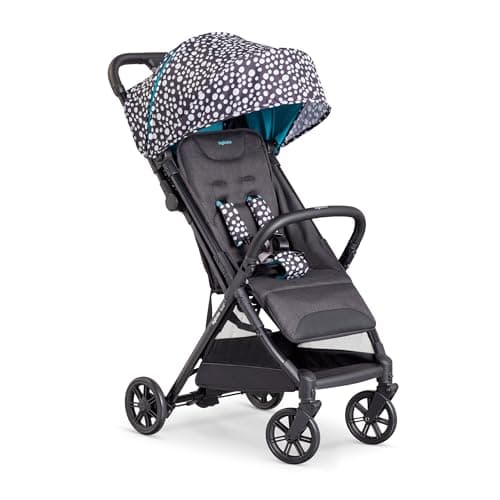 Inglesina Passeggino leggero Quid 2, Nero (Polka Dots Black), fino a 22kg, Compatto, Ottimo per Aereo