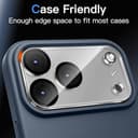 JETech Kameraschutz für iPhone 17 Pro 6,3 Zoll, 9H Gehärtetes Glas, Anti-Kratzer, Hat Keinen Einfluss auf die Hülle, Beeinträchtigt Nachtaufnahmen Nicht, HD Klar, 3 Stück (Durchsichtig) - 7