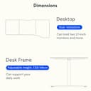 FLEXISPOT QE Pro - Scrivania sollevabile elettrica, 140 x 60 cm, tavolo sollevabile con 2 ganci, portabicchieri e organizer per cavi, 4 funzioni di memoria, standing desk per ufficio e casa e - 8