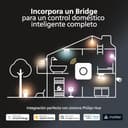 Philips Hue Kit Inicio Pro: Hue Bridge Pro + Smart button + 3 focos led inteligentes E27, Luz Blanca y Colores, funciona con Matter, Apple Home, Amazon Alexa, Google Assistant, Samsung SmartThings - 6