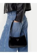 GUESS Arnela Top Zip Shoulder Bag Black - 5