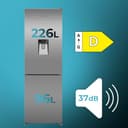 Cecotec Frigorífico Combi Con Dispensador de Agua 322L Bolero CoolMarket Combi 322i WD Inox D. 185,5cm de Alto, 59,5cm de Ancho, Tecnología Multi Airflow, HumidityFlex HUB, LED Interior - 16