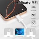 Cavo USB C to USB C,[2Pezzi-1M+2M] 60W Cavo USB Type C Ricarica Rapida Per IPhone 17/Air/Pro/Pro Max/16/15/Pro/Pro Max/Plus/Per Samsung Galaxy S25 S24 S23 S22,Per iPad Pro/Air/Mini/Per MacBook Air/Pro - 2