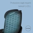 Maxi-Cosi Emerald 360 S i-Size, Seggiolino auto girevole 360, 0-12 anni (40-150 cm), Seggiolino auto neonato, 4 posizioni reclinate, Protezione dagli impatti laterali G-CELL, Tonal Black - 5