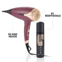 ghd Helios Burdeos - Secador de Pelo Profesional, Ligero, Secado Rápido, Máximo Control del Peinado - Para Todo Tipo de Cabello - (Enchufe Europeo) - 7