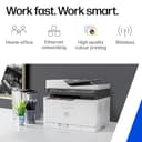 HP LaserJet 179fnw Colour Wireless Multifunction Printer with Fax | Self-healing Wi-Fi | Print from phone or tablet | Small, compact MFP – world's smallest in-class | Print speeds up to 19 ppm black - 3