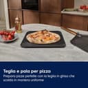 Electrolux COX8P08WH, Forno da Incasso Multifunzione Pirolitico, Autopulente, 72 L, PizzaExpert 340°C, Funzione Pizza in 2,5 Minuti, Vapore, Display Touch, Teglia in Ghisa e Pala Incluse, Wi-Fi, Nero - 3