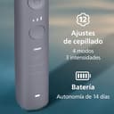 Philips Sonicare DiamondClean Smart 9400, cepillo dental eléctrico, sónico con aplicación, sensor de presión, detección de cabezal de cepillado, gris, modelo HX9917/90 - 8