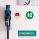 Bosch BCS612LGB Unlimited 6 Cordless Stick Vacuum Cleaner, Ultra Lightweight Design, Suitable for All Floor Types, 2 x Interchangeable 18V Batteries, 60 Minutes Run Time, Laguna Blue - 9