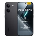 POCO X8 Pro, Smartphone 12+512 GB, Flagship Dimensity 8500-Ultra, 6500mAh (typ) battery, ultra-bright AMOLED display, 50MP Sony IMX882 with OIS, Black, 1 year extra warranty, Charger Not Included - 1