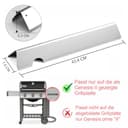 66032 Flavorizer Bars Ersatz für Weber Genesis II/LX 300, 66795 Aromaschienen für Weber Genesis GS4 II LX E/S-340 E-310 E-315 E-335 E-330 S-335 Grills,Hitzeschild Ersatz für Weber Genesis II 310/335 - 3