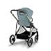 CYBEX Passeggino Gold GAZELLE S, dalla nascita a circa 4 anni, max. 22 kg (modalità singola) / 2x 22 kg (modalità duo), sistema all-in-1 con 20+ configurazioni, Stormy Blue - 2