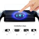 WD&CD 3 Pack Screen Protector Compatible with PlayStation Portal Remote Player 8 inch, Tempered Glass Film Replacement for PlayStation 5 Portal Handheld【Anti Scratch 】【Anti Bubble】【High Definition】 - 7