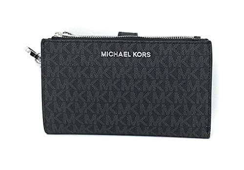 Michael Kors Jet Set Travel, Portafoglio da viaggio con cinturino da polso e doppia cerniera da donna, NS