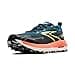 BROOKS Men's Cascadia 18 Sneaker, Black Blue Wash Orange, 8 UK - 1