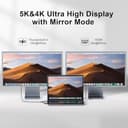 ZanBix USB C Hub, 7-in-2 USB Adaptador para MacBook Pro Air Thunderbolt 4 Dock HDMI 4K, 100W PD, 40Gbps, USB-C 3.0, 2 USB-A 3.0, Lector Tarjetas SD/TF, Compatible con MacBook M1/M2/M3/M4 - 5