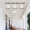 Yeelight LED Ceiling Light Motion Sensor, Waterproof Bathroom Ceiling Lamp Flicker-Free, Smart Lights Indoor 2000K-6000K Dimmable, Eye-Friendly Ceiling Light for Garage Shed Loft Bedroom Hallway - 4