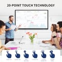 TouchWo 65" Touchscreen Monitor Lavagna Interattiva, Lavagna Elettronica 4K con Android 11 RAM 4GB+ ROM 32GB, Display per Segnaletica Digitale per Ufficio, Aula - 2