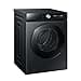 Samsung WW11DB8B95GBU2 Bespoke Washing Machine 11 kg 1400 rpm Extra Energy Saving Energy Efficiency Class A (-40%), AI Ecobubble, QuickDrive, AI Wash, SuperSpeed 39 Min, Black - 1