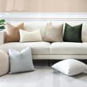 JOTOM 2er Set Boucle Kissenbezüge, Dekorative Weich Einfarbig Wurf Kissenbezug Moderne Kissenhüllen Sofakissen Dekokissen Zierkissenbezug für Wohnzimmer Schlafzimmer Deko (40x40cm, Kamel) - 6