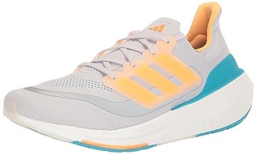 Adidas Scarpe da Ginnastica da Uomo, Ultraboost 23, Grigio Dash Grey/Flash Orange/Ciano Lucid, 40 EU, Dash Grey Flash Orange Lucid Cyan, 40 EU