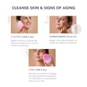 FOREO Firm & Clean Set – LUNA 4 plus Gesichtsreinigungsbürste für normale Haut + SUPERCHARGED SERUM 2.0, 30 ml – Nahinfrarot-Lichttherapie – Mikrostrom-Gesichtsgerät - 3