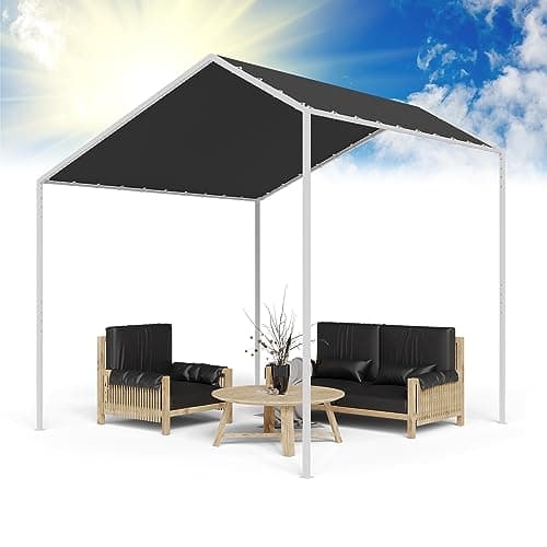 Blumfeldt Garden Gazebo 3m x 3m, Metal Pergola with Aluminum Frame, Large Gazebo w/ Windproof and Waterproof Canopy Roof for Backyard Patio Garden, Pergola BBQ Party Shelter, UV 50+ Protection - Grey