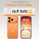 TOCOL für iPhone 17 Pro Max für Panzerglas 6,9 Zoll, Full Screen Automatische Installation 9H Folie Stoßfest Kratzfest Anti-Fingerabdruck Blasenfrei, Kompatibel mit Hülle, 2 Stück - 2