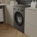 LG F4A1009NDK - Lavadora, 9 kg, 1400 rpm, Carga Frontal, 8 Programas, Programa Rápido y Programa Lavado a Mano, Fondo Especial Reducido, Display LED, Serie 100, Color Grafito - 9