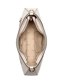 GUESS Noelle II Top Zip Shoulder Bag Cream White/Taupe - 3